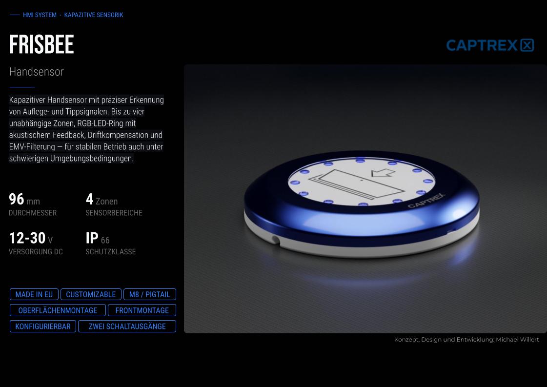 FRISBEE hand sensor